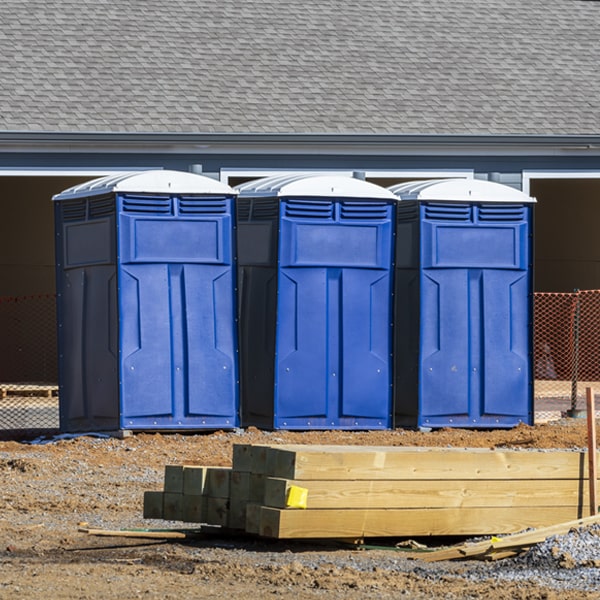 what is the maximum capacity for a single porta potty in Friant CA